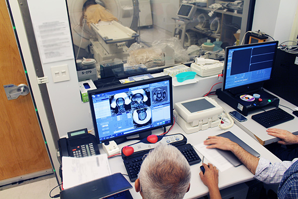 Focused ultrasound control room