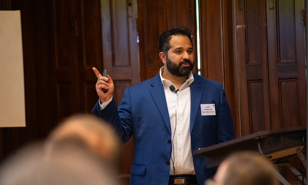 Dr. lbrahim Hussain at OMI in Salzburg, 2023