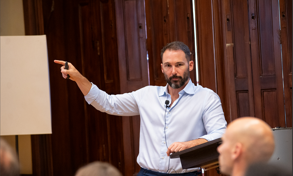 Dr. Lynn McGrath, Jr., at OMI in Salzburg, 2023