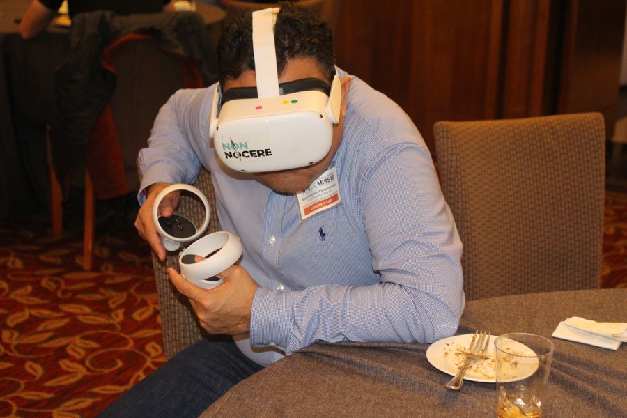 NYC-MISS 2022: Saturday&#039;s final lunch featured another VR surgical experience