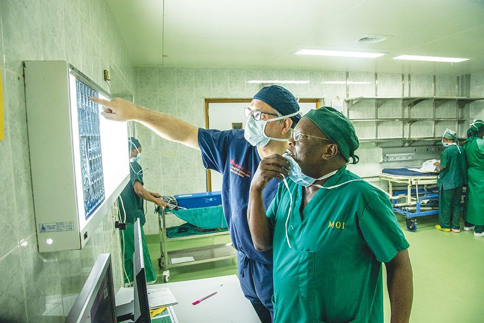 Dr. Hartl founded the Neurosurgical Mission in Tanzania