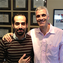 Assem Abdel Latif with Dr. Mark Souweidane