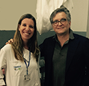 Dr. Maria Santos with Dr. Roger Hartl