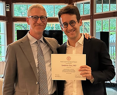 Dr. Greenfield and Dr. Tosi, Apuzzo Award 2024