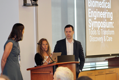 Meeting Co-Chairs, from left, Marjolein van der Meulen, Ph.D., Susan C. Pannullo, M.D., and Olivier Elemento, Ph.D.